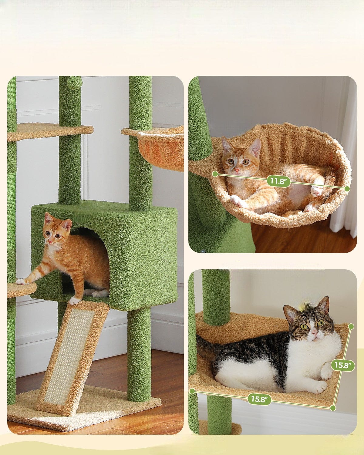 Árbol para gatos moderno